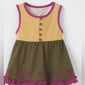 Matilda Jane Enchanted Garden Seabean Mixed Print Tank Top